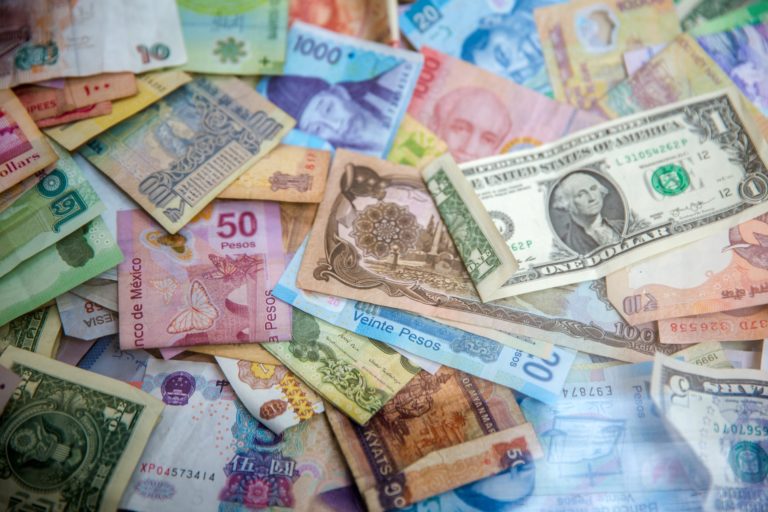 paper currencies from around the world