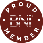 BNI Business Network International logo reading: "Proud BNI Member"